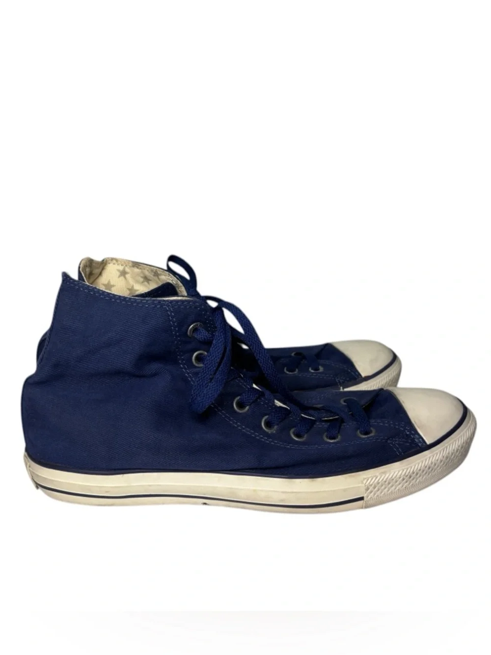 Converse Chuck Taylor All Star Shoes Men’s Size 11 Blue High Top Canvas Unisex - Picture 2 of 8